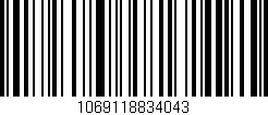 Código de barras (EAN, GTIN, SKU, ISBN): '1069118834043'
