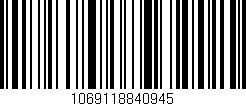 Código de barras (EAN, GTIN, SKU, ISBN): '1069118840945'