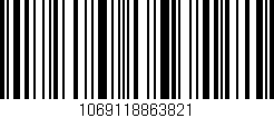Código de barras (EAN, GTIN, SKU, ISBN): '1069118863821'