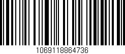 Código de barras (EAN, GTIN, SKU, ISBN): '1069118864736'