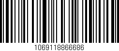 Código de barras (EAN, GTIN, SKU, ISBN): '1069118866686'
