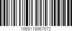 Código de barras (EAN, GTIN, SKU, ISBN): '1069118867072'