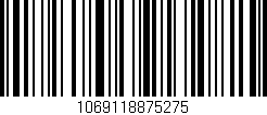 Código de barras (EAN, GTIN, SKU, ISBN): '1069118875275'
