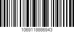 Código de barras (EAN, GTIN, SKU, ISBN): '1069118886943'