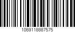 Código de barras (EAN, GTIN, SKU, ISBN): '1069118887575'