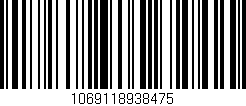 Código de barras (EAN, GTIN, SKU, ISBN): '1069118938475'