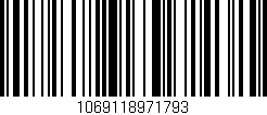 Código de barras (EAN, GTIN, SKU, ISBN): '1069118971793'