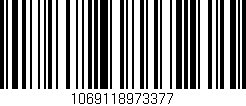 Código de barras (EAN, GTIN, SKU, ISBN): '1069118973377'
