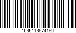 Código de barras (EAN, GTIN, SKU, ISBN): '1069118974169'