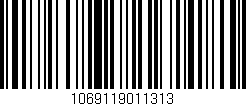 Código de barras (EAN, GTIN, SKU, ISBN): '1069119011313'