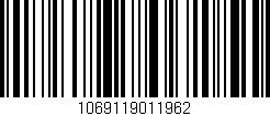 Código de barras (EAN, GTIN, SKU, ISBN): '1069119011962'