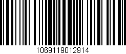 Código de barras (EAN, GTIN, SKU, ISBN): '1069119012914'