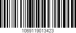 Código de barras (EAN, GTIN, SKU, ISBN): '1069119013423'