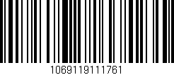 Código de barras (EAN, GTIN, SKU, ISBN): '1069119111761'