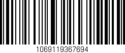 Código de barras (EAN, GTIN, SKU, ISBN): '1069119367694'
