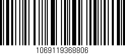 Código de barras (EAN, GTIN, SKU, ISBN): '1069119368806'