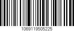Código de barras (EAN, GTIN, SKU, ISBN): '1069119505225'