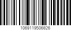 Código de barras (EAN, GTIN, SKU, ISBN): '1069119506826'