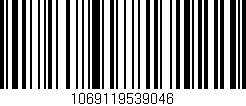 Código de barras (EAN, GTIN, SKU, ISBN): '1069119539046'