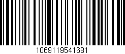 Código de barras (EAN, GTIN, SKU, ISBN): '1069119541681'