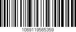 Código de barras (EAN, GTIN, SKU, ISBN): '1069119565359'