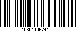 Código de barras (EAN, GTIN, SKU, ISBN): '1069119574108'