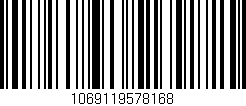 Código de barras (EAN, GTIN, SKU, ISBN): '1069119578168'