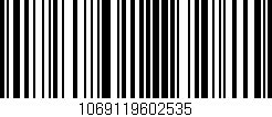 Código de barras (EAN, GTIN, SKU, ISBN): '1069119602535'