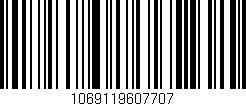 Código de barras (EAN, GTIN, SKU, ISBN): '1069119607707'