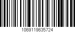 Código de barras (EAN, GTIN, SKU, ISBN): '1069119635724'