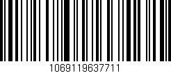 Código de barras (EAN, GTIN, SKU, ISBN): '1069119637711'