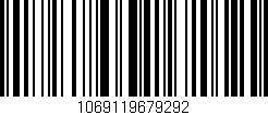 Código de barras (EAN, GTIN, SKU, ISBN): '1069119679292'