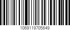 Código de barras (EAN, GTIN, SKU, ISBN): '1069119705649'
