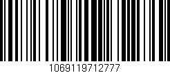Código de barras (EAN, GTIN, SKU, ISBN): '1069119712777'