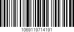 Código de barras (EAN, GTIN, SKU, ISBN): '1069119714191'