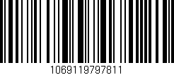 Código de barras (EAN, GTIN, SKU, ISBN): '1069119797811'