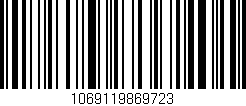 Código de barras (EAN, GTIN, SKU, ISBN): '1069119869723'