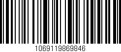 Código de barras (EAN, GTIN, SKU, ISBN): '1069119869846'