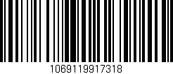 Código de barras (EAN, GTIN, SKU, ISBN): '1069119917318'