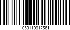 Código de barras (EAN, GTIN, SKU, ISBN): '1069119917561'