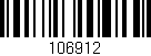 Código de barras (EAN, GTIN, SKU, ISBN): '106912'