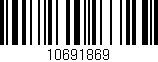 Código de barras (EAN, GTIN, SKU, ISBN): '10691869'