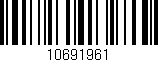 Código de barras (EAN, GTIN, SKU, ISBN): '10691961'