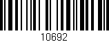 Código de barras (EAN, GTIN, SKU, ISBN): '10692'