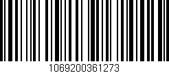 Código de barras (EAN, GTIN, SKU, ISBN): '1069200361273'