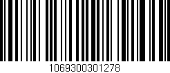 Código de barras (EAN, GTIN, SKU, ISBN): '1069300301278'