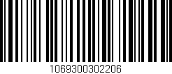 Código de barras (EAN, GTIN, SKU, ISBN): '1069300302206'