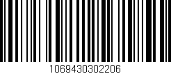 Código de barras (EAN, GTIN, SKU, ISBN): '1069430302206'