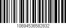 Código de barras (EAN, GTIN, SKU, ISBN): '10694536582832'