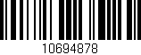 Código de barras (EAN, GTIN, SKU, ISBN): '10694878'